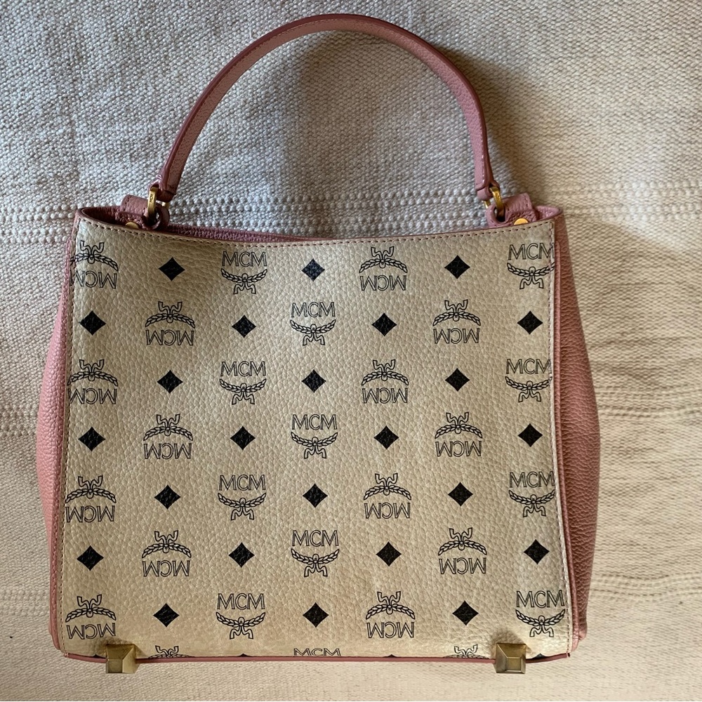 MCM handle crossbody bag